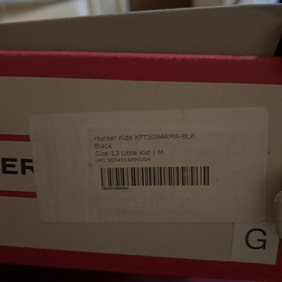 Girls hunter rain boots - Picture 3 of 3